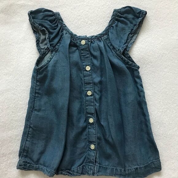 Joe Fresh Blouse Button Tencel Lyocell Top 3 Years Old Toddler​ - Picture 6 of 8